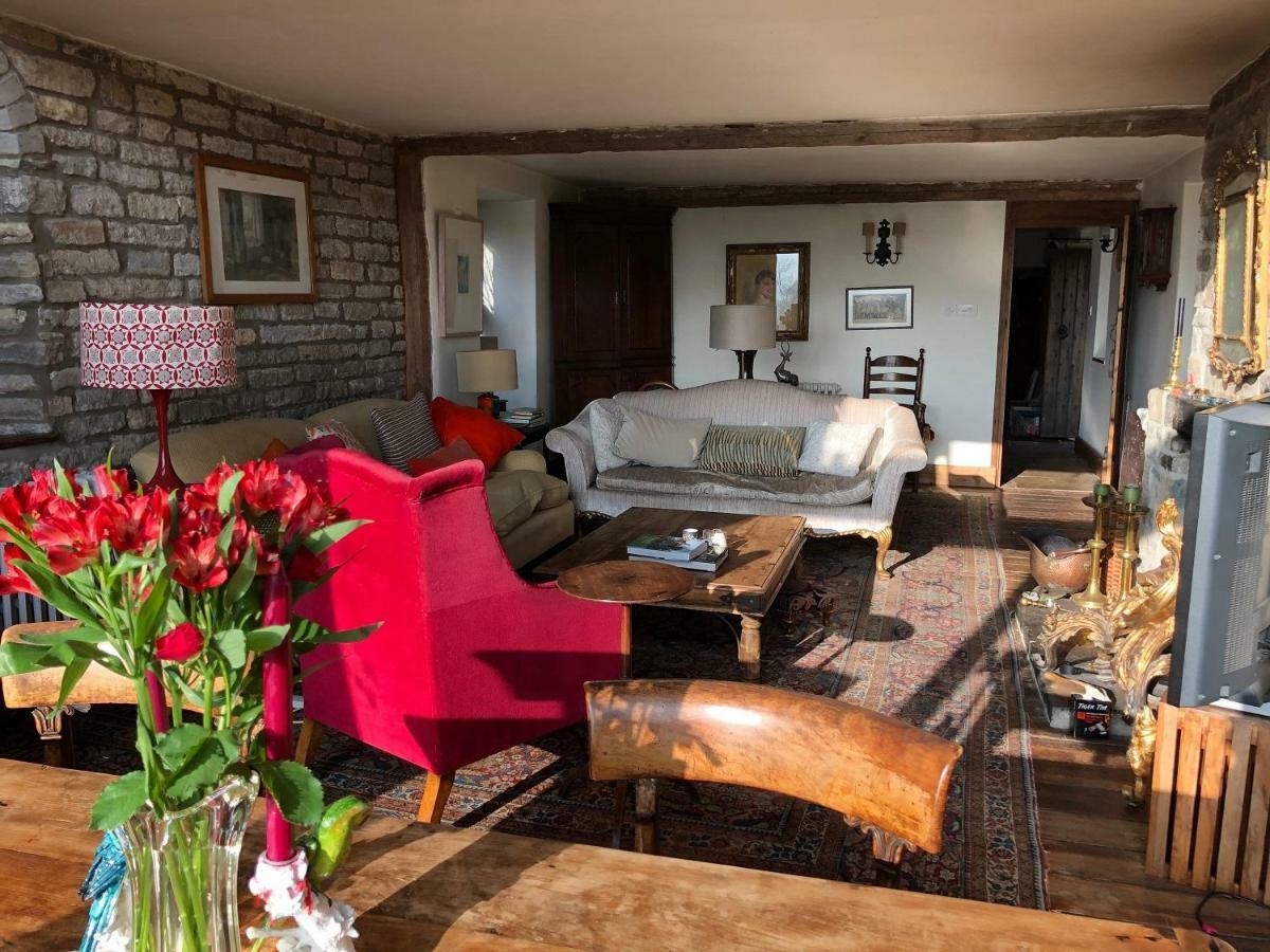 فيلا Peaceful Stone Barn Conversion In Somerset Hurcot المظهر الخارجي الصورة